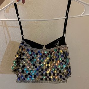 Zara jeweled top